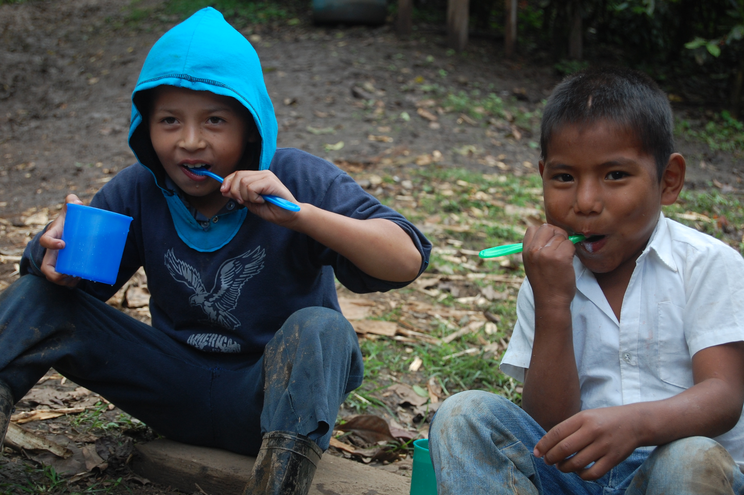 Children at a rural school in coffee country, Nicaragua